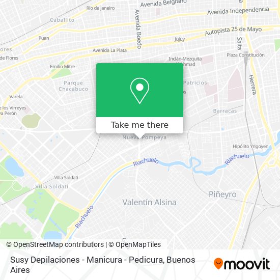 Mapa de Susy Depilaciones - Manicura - Pedicura