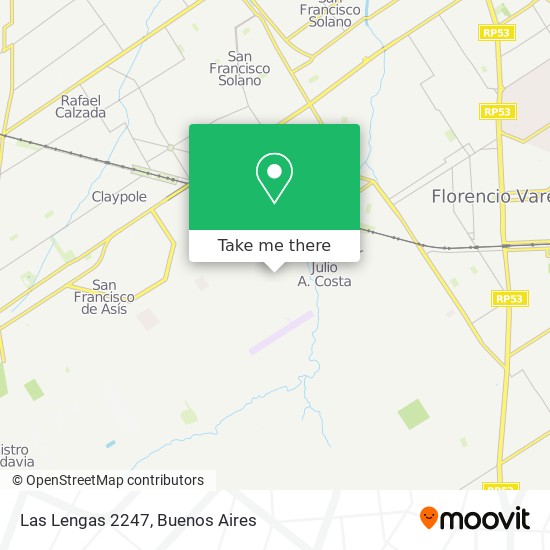 Las Lengas 2247 map