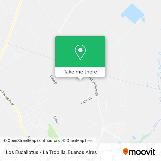 Mapa de Los Eucaliptus / La Tropilla