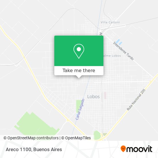 Areco 1100 map