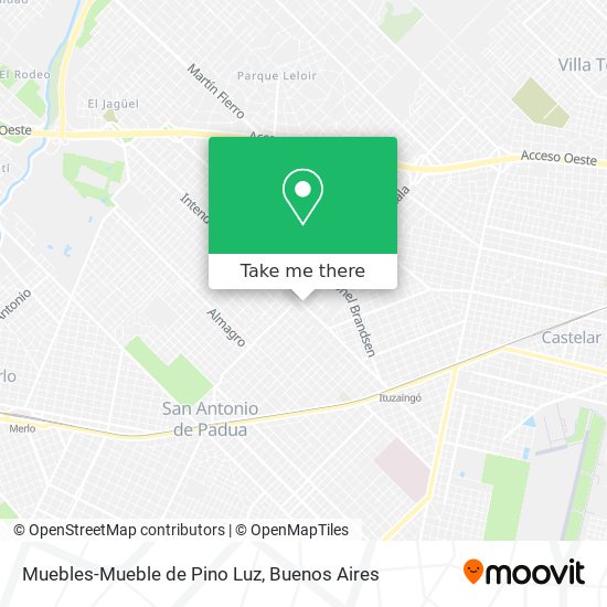 Muebles-Mueble de Pino Luz map