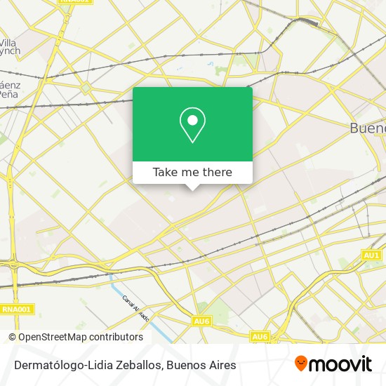 Mapa de Dermatólogo-Lidia Zeballos
