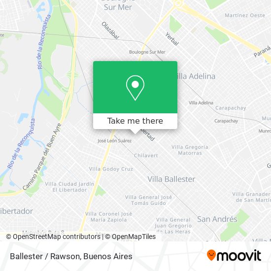 Mapa de Ballester / Rawson