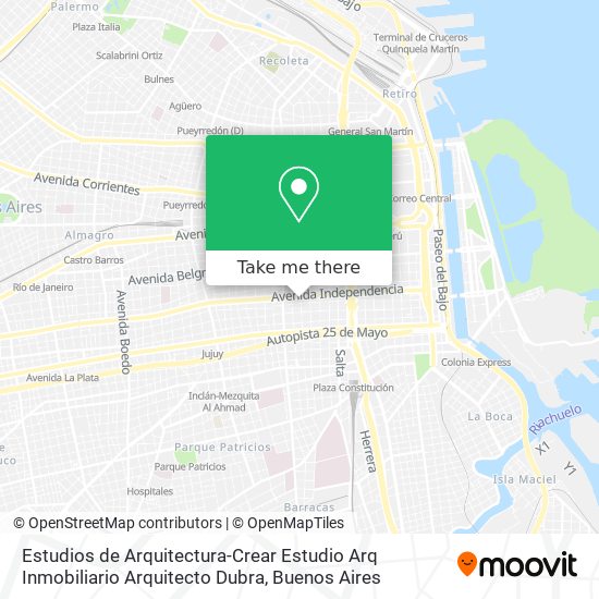 Estudios de Arquitectura-Crear Estudio Arq Inmobiliario Arquitecto Dubra map