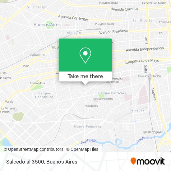 Mapa de Salcedo  al 3500