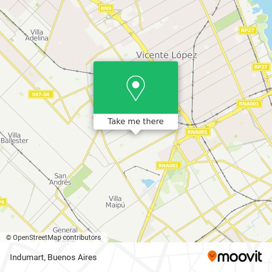 Indumart map