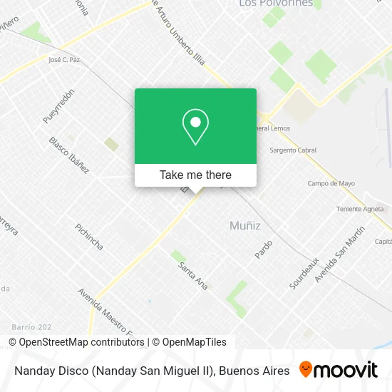 Nanday Disco (Nanday San Miguel II) map