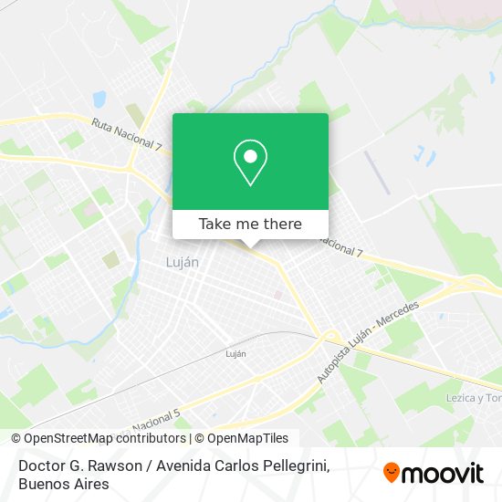 Doctor G. Rawson / Avenida Carlos Pellegrini map