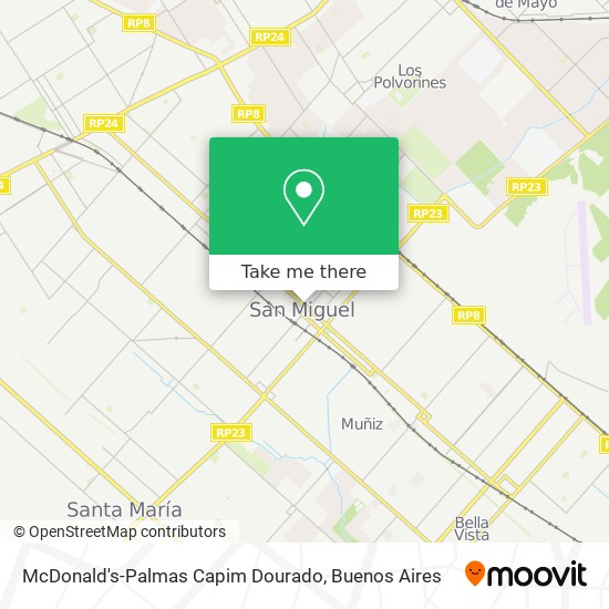 McDonald's-Palmas Capim Dourado map