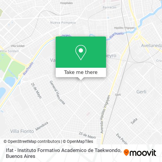 Ifat - Instituto Formativo Academico de Taekwondo map