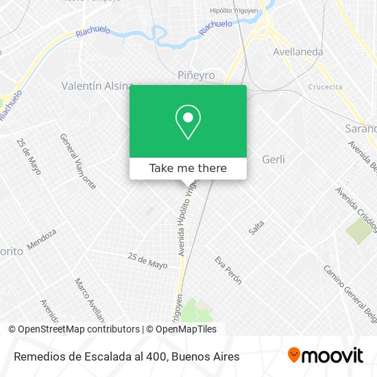 Remedios de Escalada al 400 map
