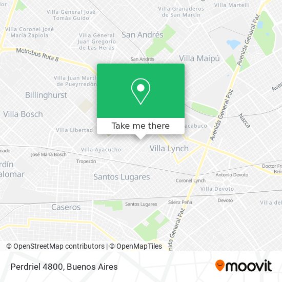 Mapa de Perdriel 4800