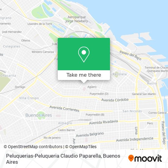 Mapa de Peluquerias-Peluqueria Claudio Paparella