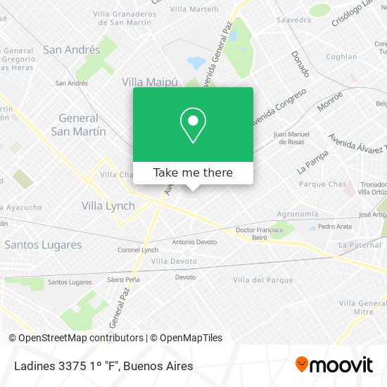 Mapa de Ladines 3375 1º "F"