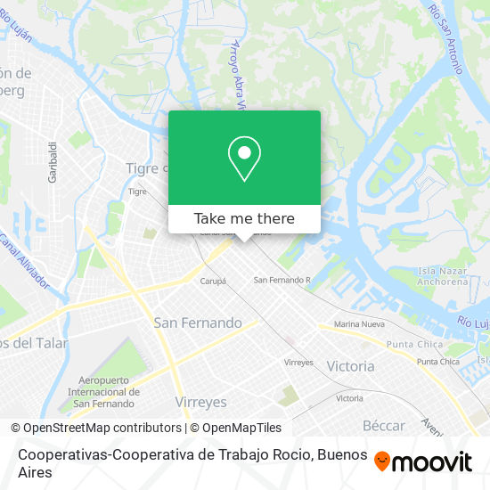 Cooperativas-Cooperativa de Trabajo Rocio map