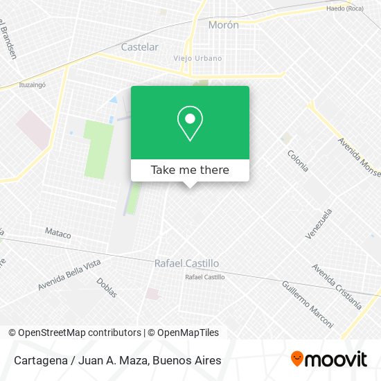 Cartagena / Juan A. Maza map