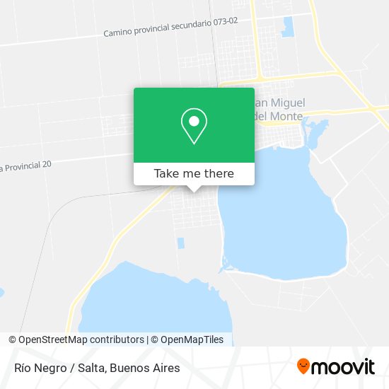 Río Negro / Salta map