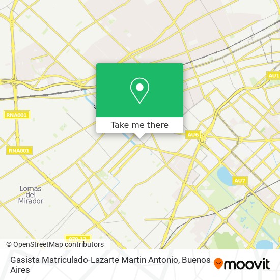 Gasista Matriculado-Lazarte Martin Antonio map