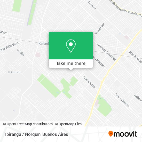 Mapa de Ipiranga / Ñorquín