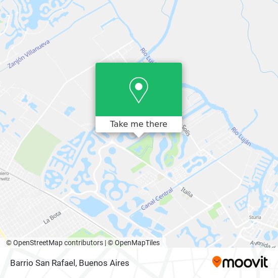 Mapa de Barrio San Rafael