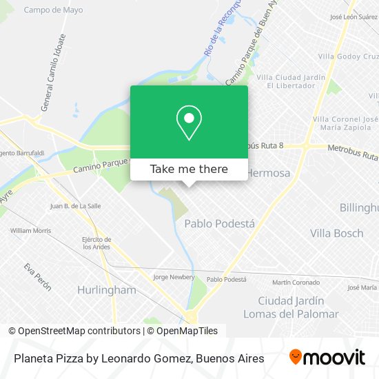 Mapa de Planeta Pizza by Leonardo Gomez