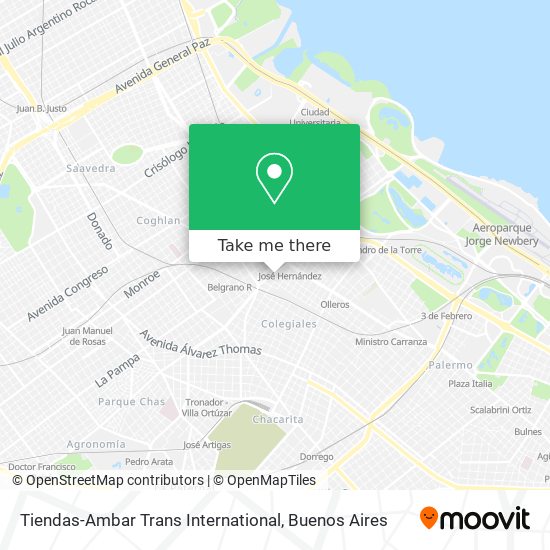 Mapa de Tiendas-Ambar Trans International