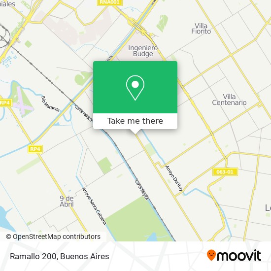 Ramallo 200 map