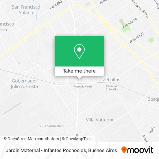 Jardin Maternal - Infantes Pochoclos map