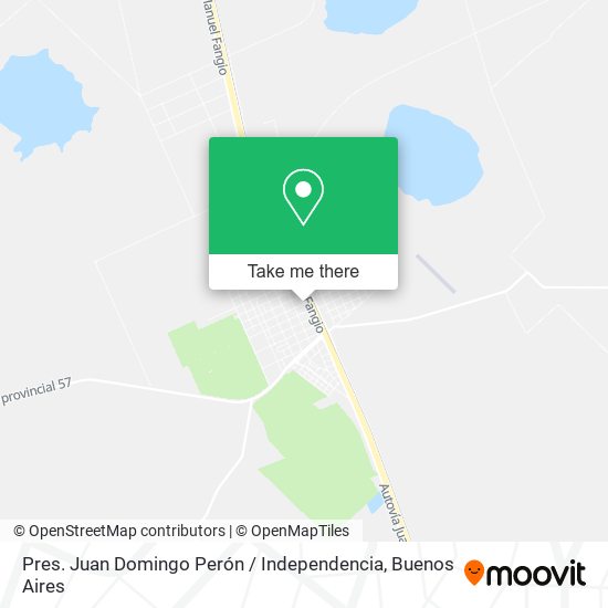 Mapa de Pres. Juan Domingo Perón / Independencia