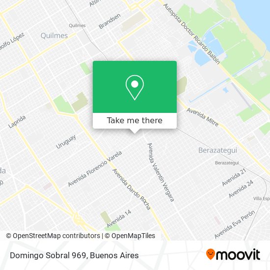 Domingo Sobral 969 map