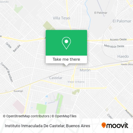 Instituto Inmaculada De Castelar map