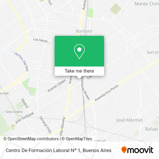 Centro De Formación Laboral Nº 1 map