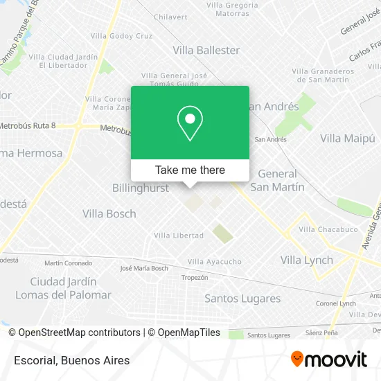 Escorial map
