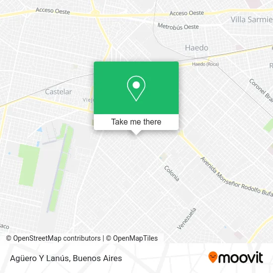 Agüero Y Lanús map