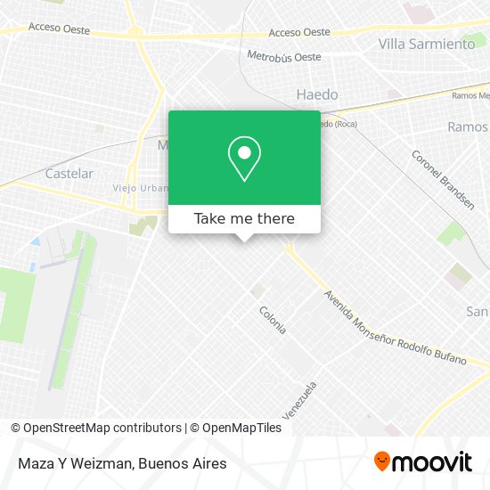 Mapa de Maza Y Weizman