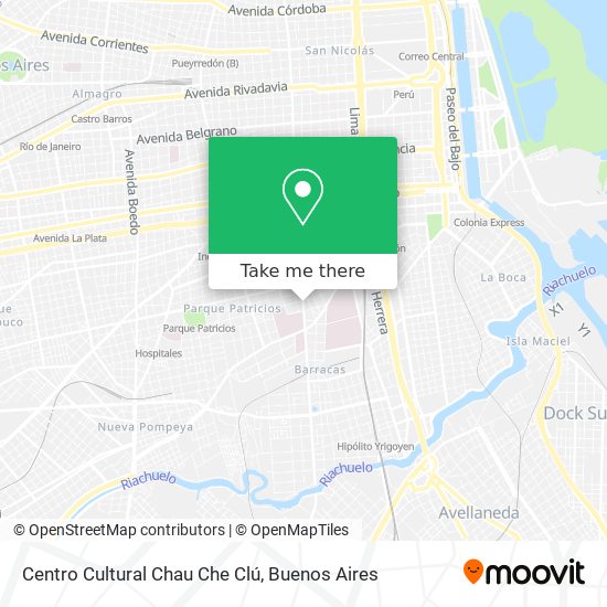 Mapa de Centro Cultural Chau Che Clú