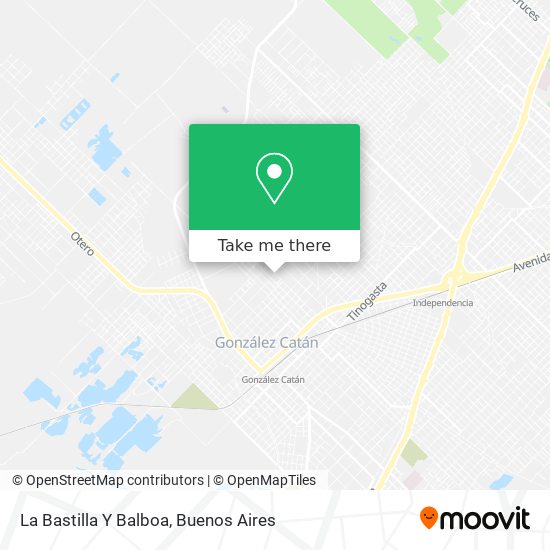 La Bastilla Y Balboa map