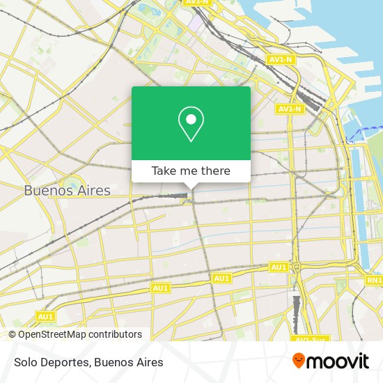 Solo Deportes map