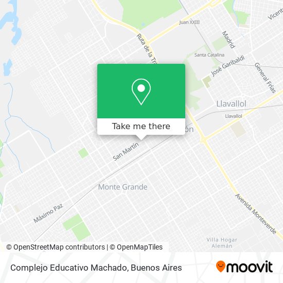 Complejo Educativo Machado map