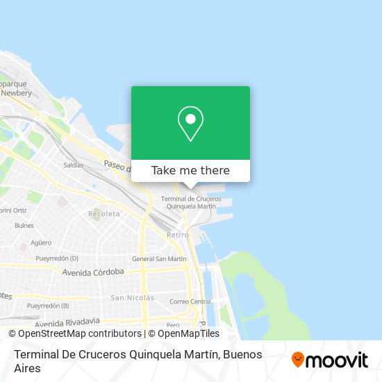 Terminal De Cruceros Quinquela Martín map