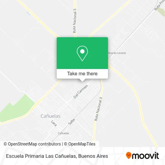 Escuela Primaria Las Cañuelas map