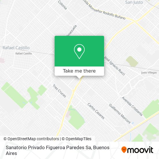 Mapa de Sanatorio Privado Figueroa Paredes Sa