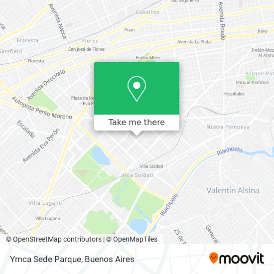 Mapa de Ymca Sede Parque