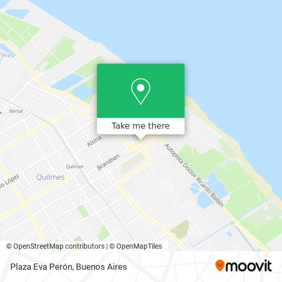 Mapa de Plaza Eva Perón