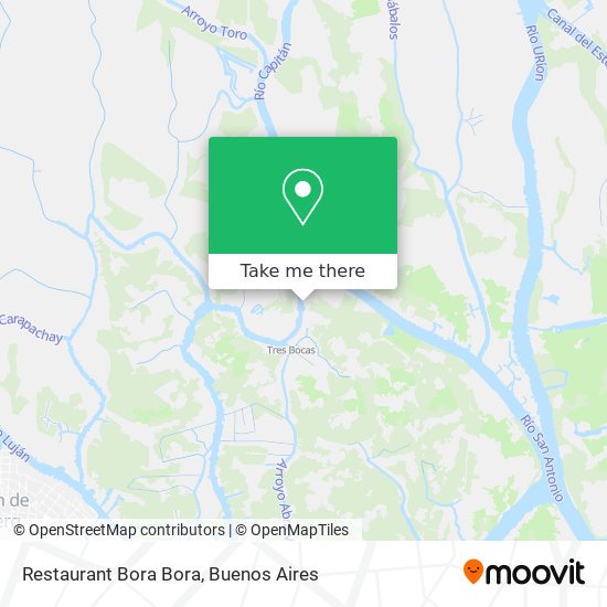 Mapa de Restaurant Bora Bora