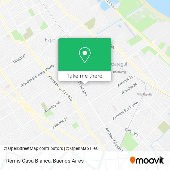 Remis Casa Blanca map