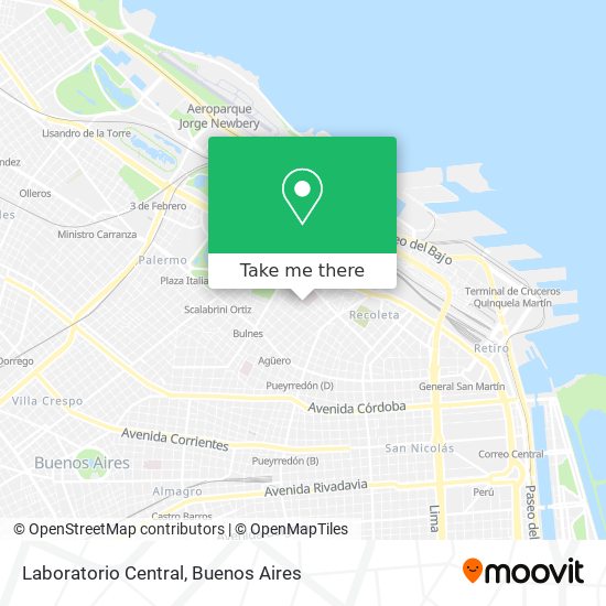 Mapa de Laboratorio Central