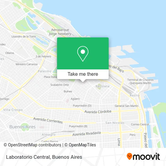 Laboratorio Central map