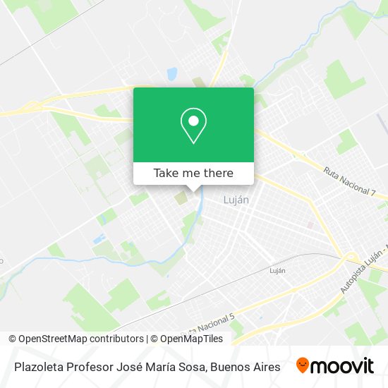 Plazoleta Profesor José María Sosa map