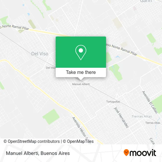 Manuel Alberti map
